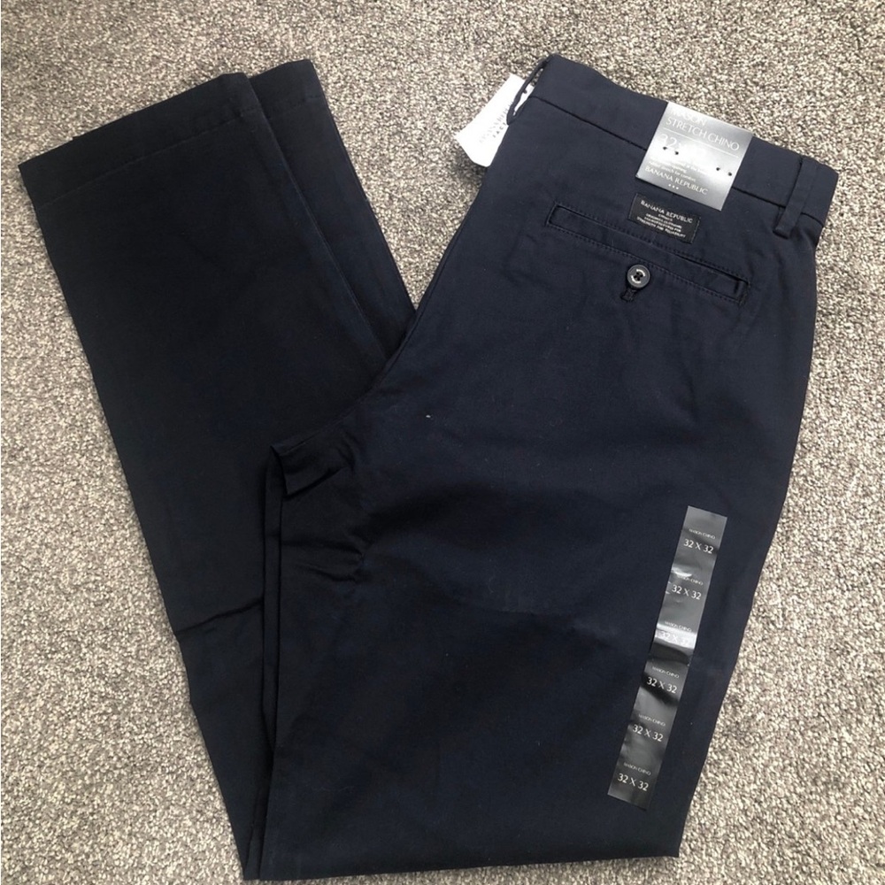 Banana Republic Men's Dark Blue Chinos